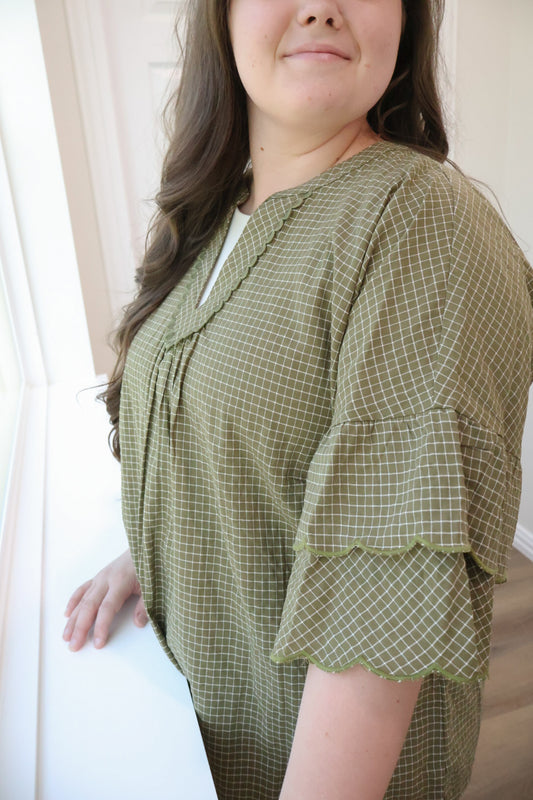 “Gingham Girl” Top