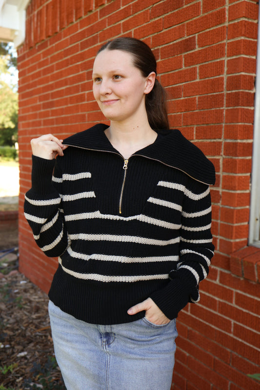 The “Sloane” Striped Sweater