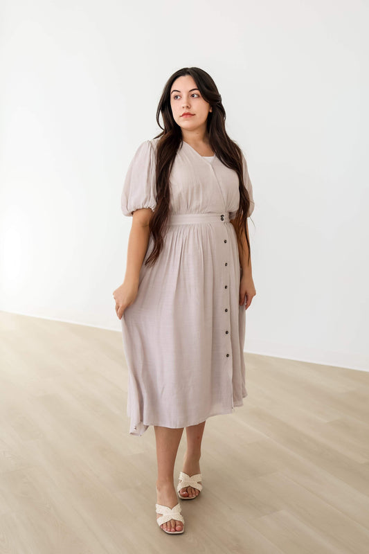 “All Buttoned Up” Dress