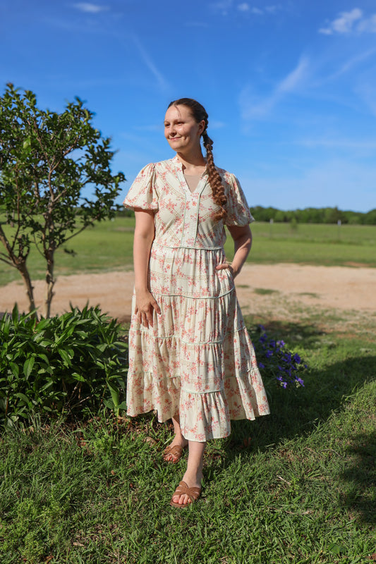 “Bloom and Glow” Dress