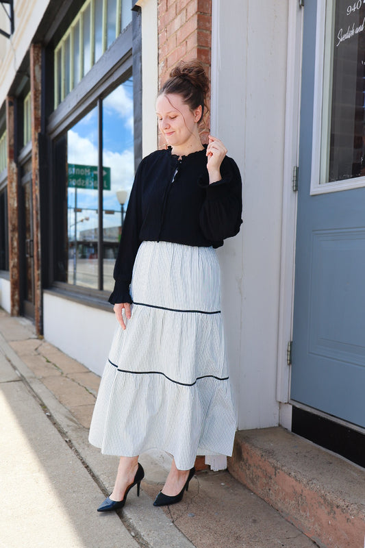 “Classy Vibes” Midi Skirt