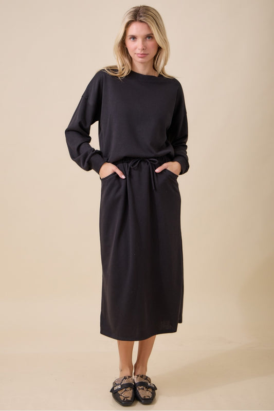 “Effortless Everyday” Skirt - Black