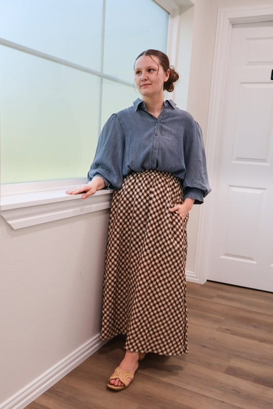 “Countryside Gingham” Skirt