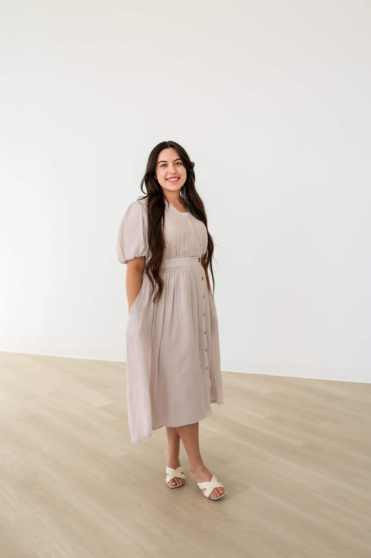 “All Buttoned Up” Dress