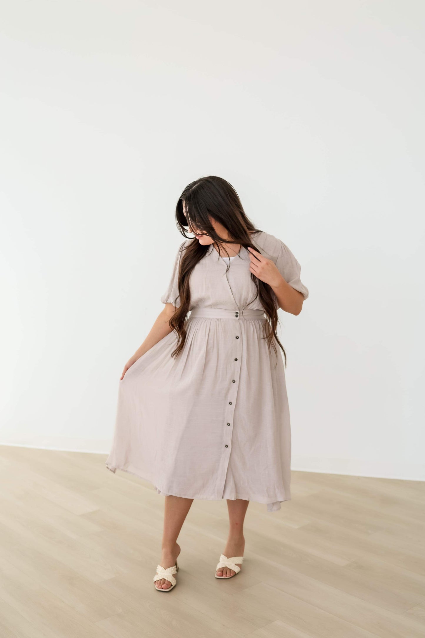 “All Buttoned Up” Dress