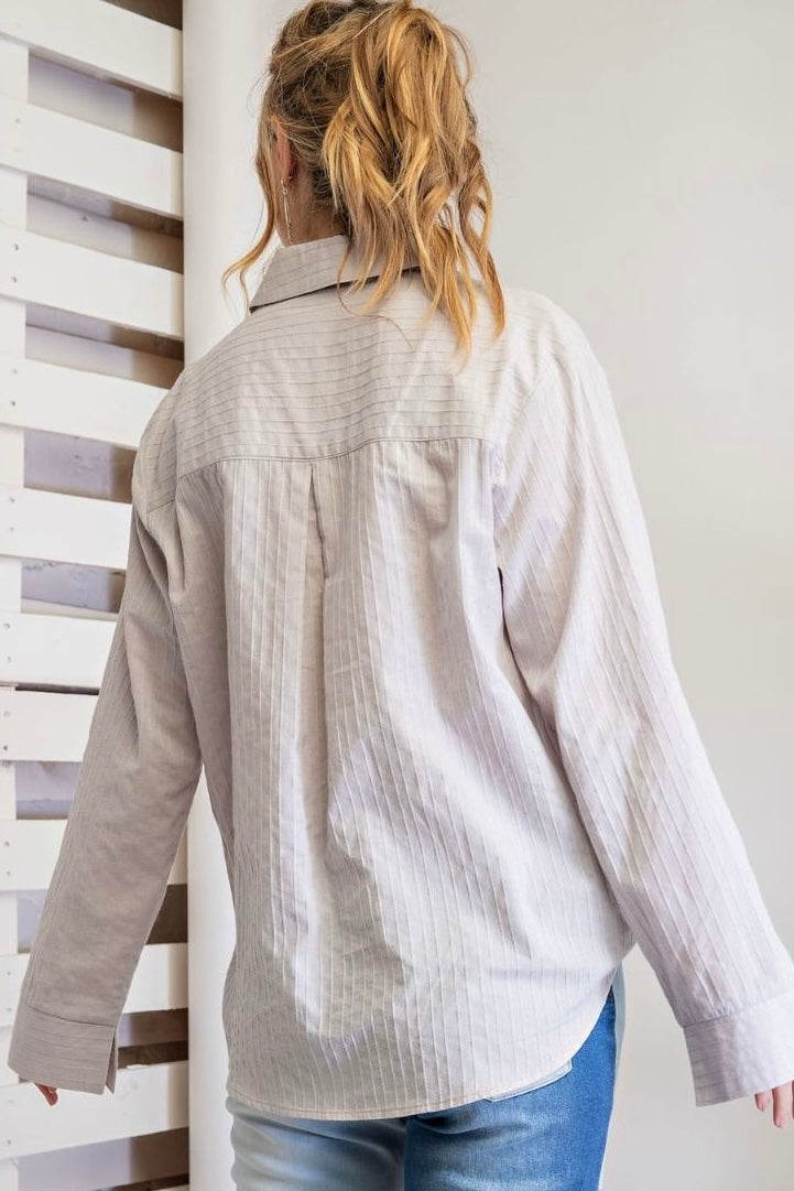 “Easy Everyday” Top - Grey