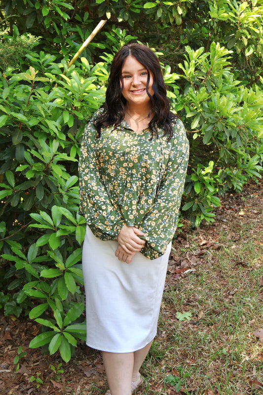 “Floral Delight” Top