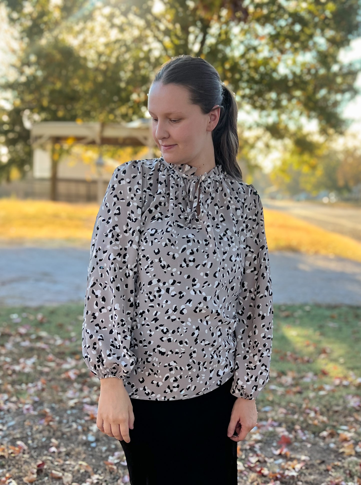 “Leopard Luxe” Top
