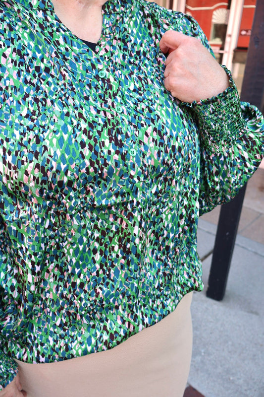 “Always with you” Top - Green