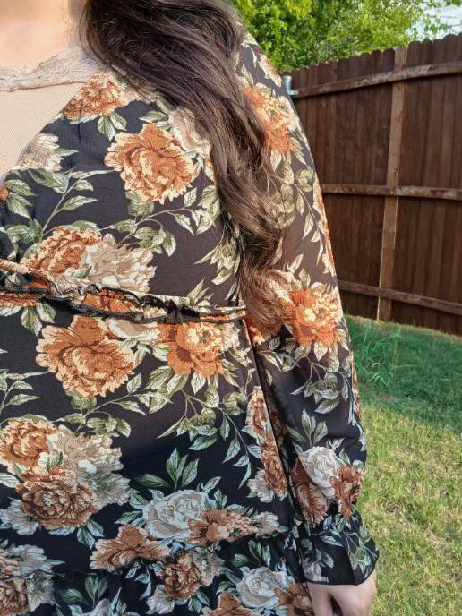 “Harvest Blossom” Maxi Dress