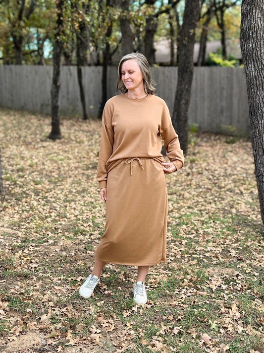 “Effortless Everyday” Skirt - Camel