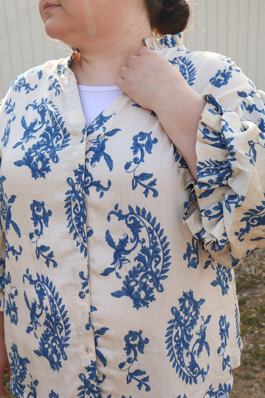 “Blue Daze” Top