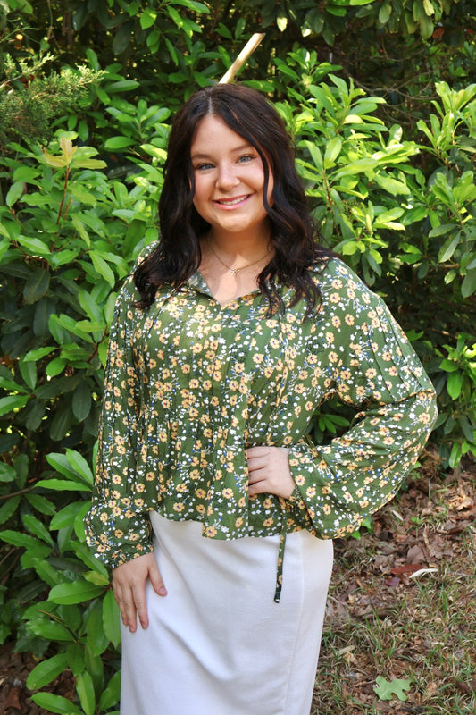 “Floral Delight” Top