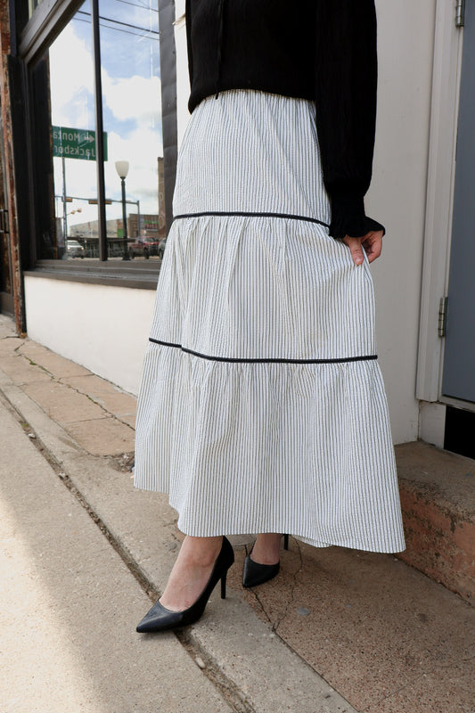 “Classy Vibes” Midi Skirt
