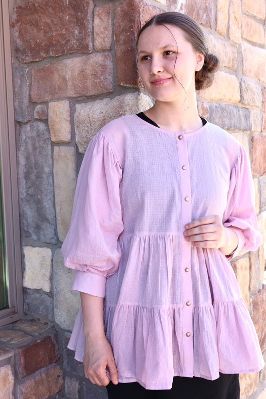 “Everyday Elegance” Top -Blush