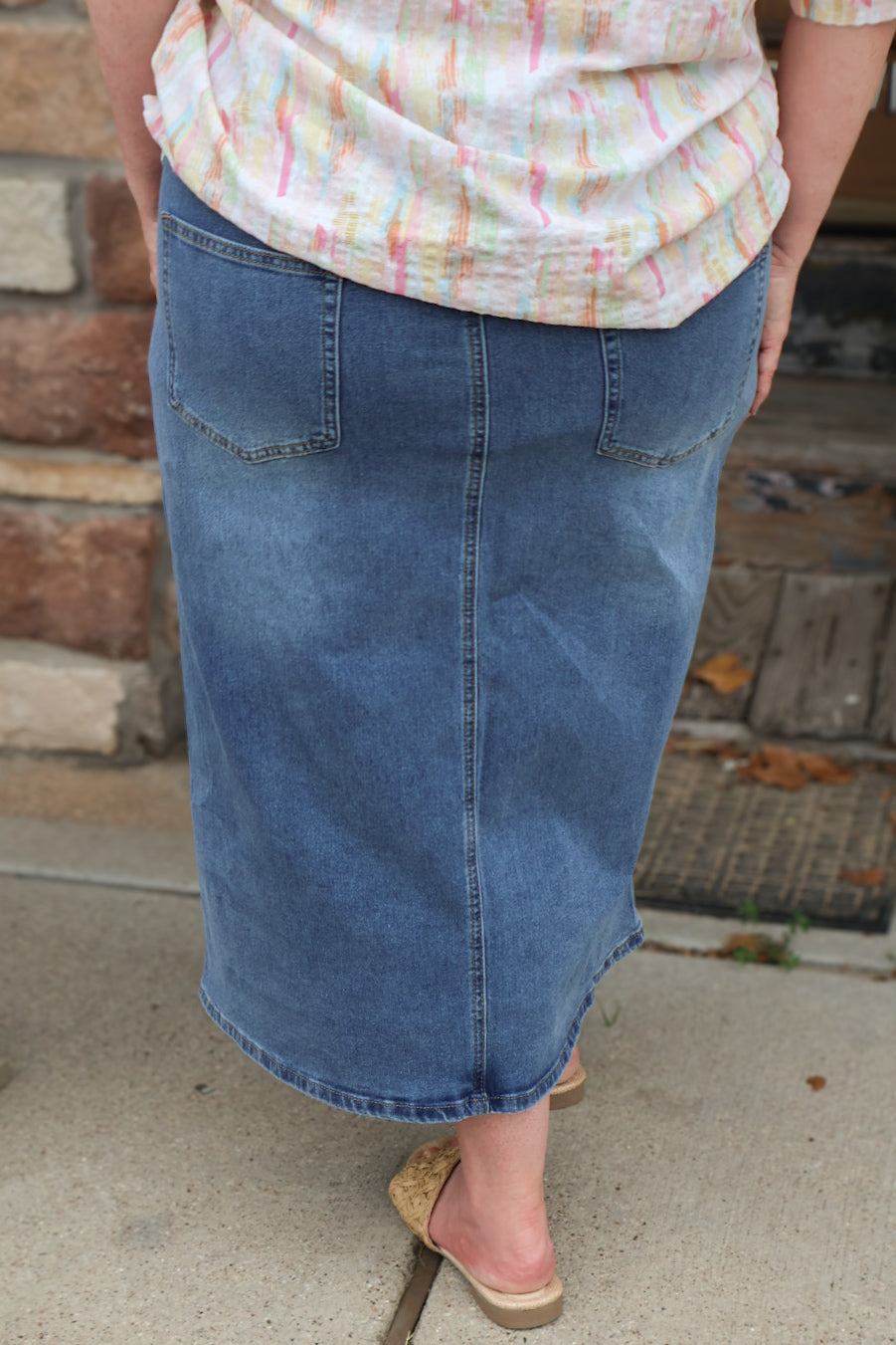 The “Kelsey” Denim Skirt