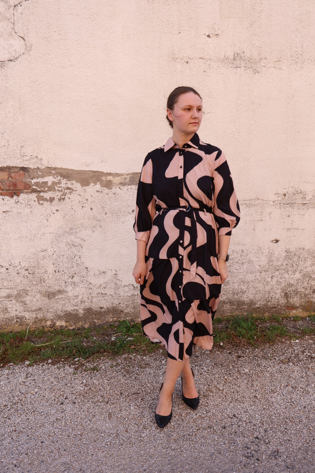 “Abstract Elegance” Dress