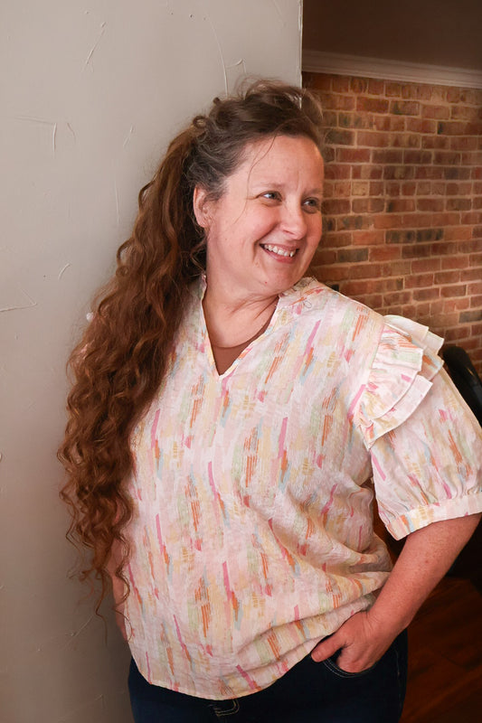 “Coastal Colors” Top