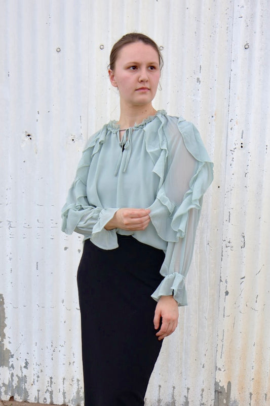 “Sage Moment” Top