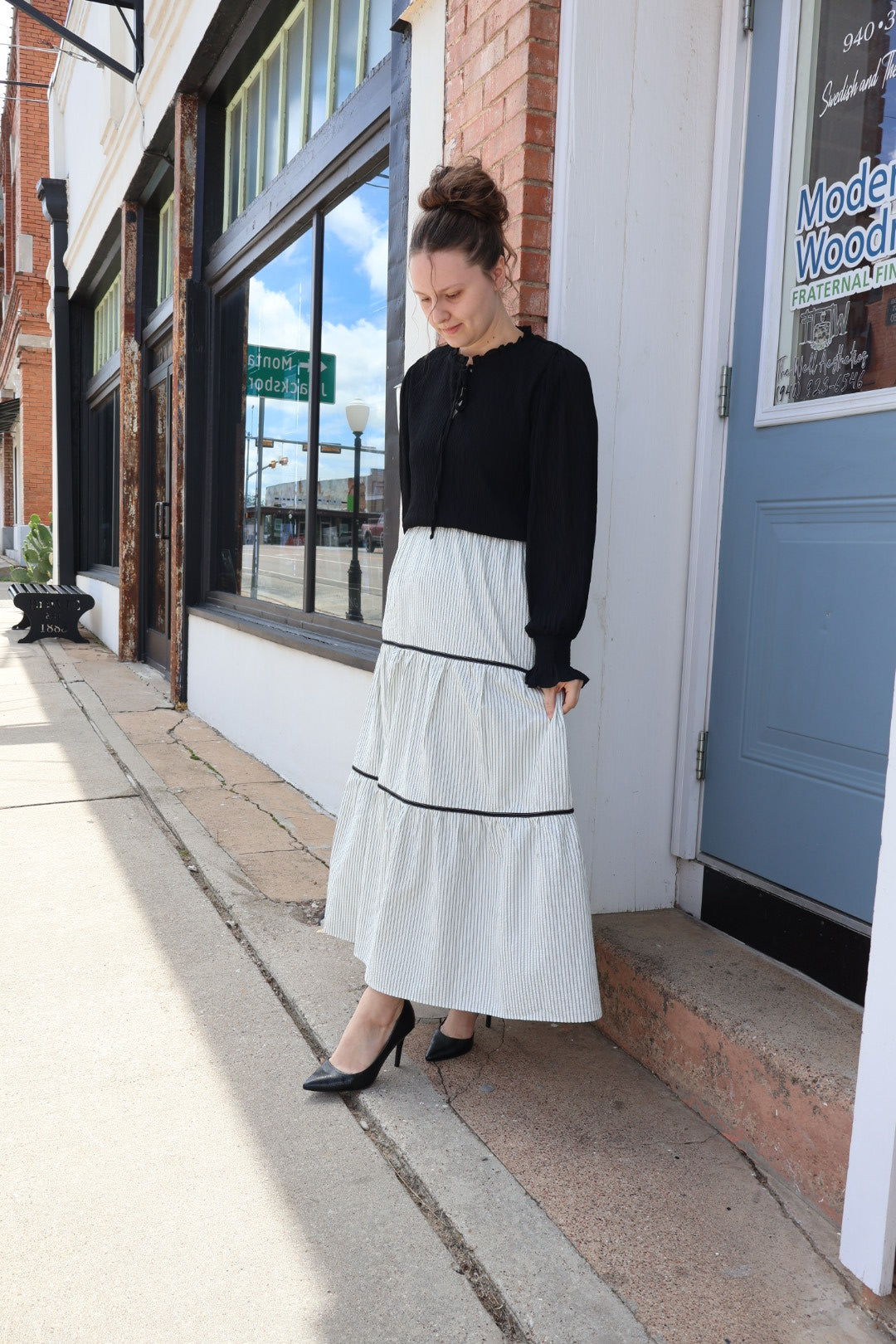 “Classy Vibes” Midi Skirt
