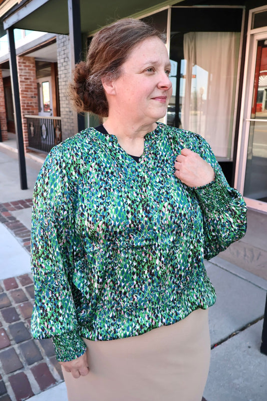 “Always with you” Top - Green