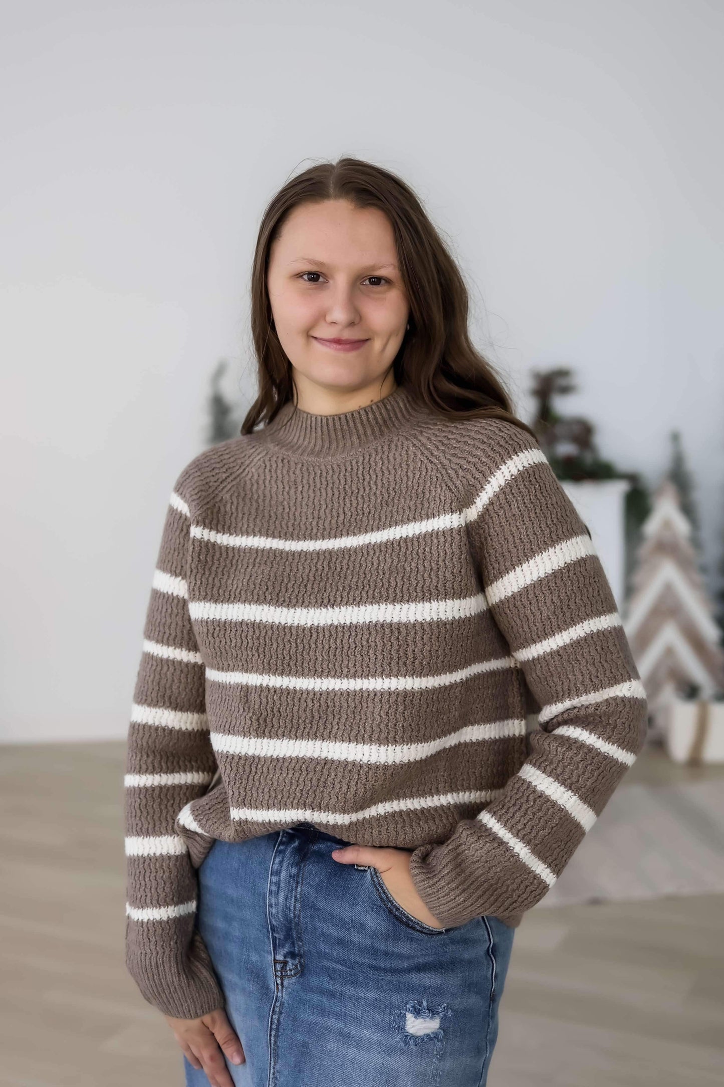 “Jessie” Striped Sweater