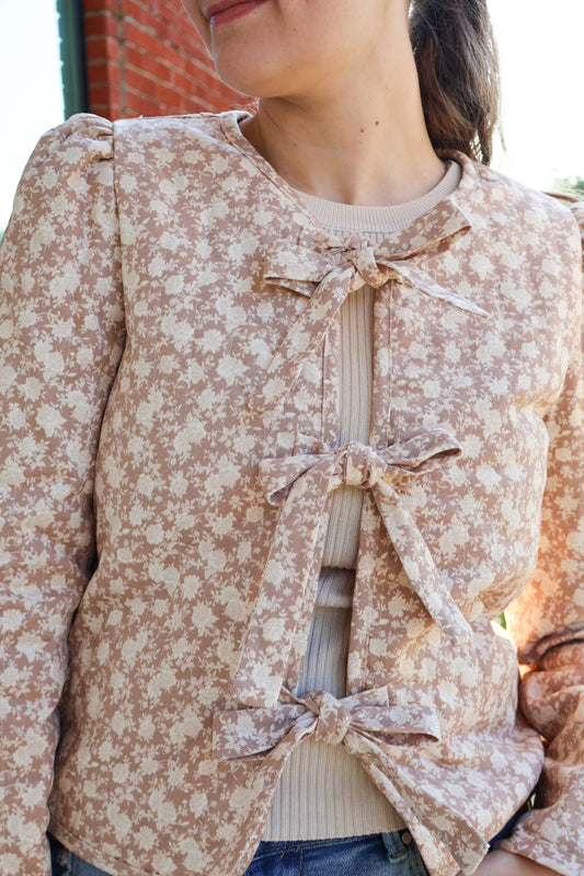 “Dreaming in Bloom” Quilted Jacket