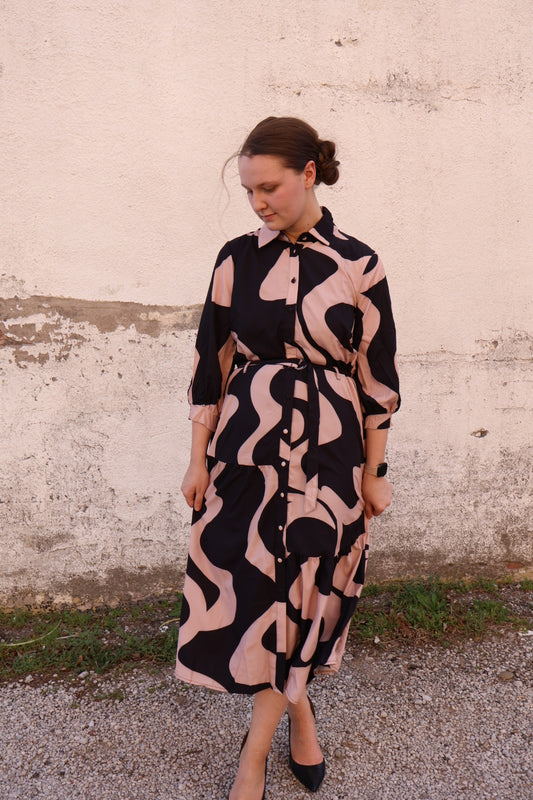 “Abstract Elegance” Dress