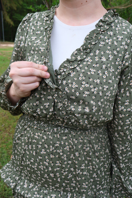 “Ditsy Daze” Midi dress