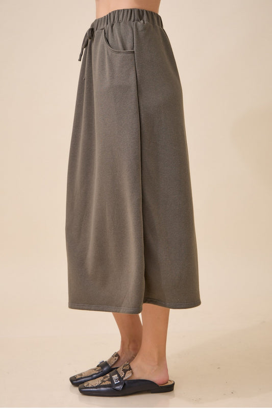 “Effortless Everyday” Skirt - Olive