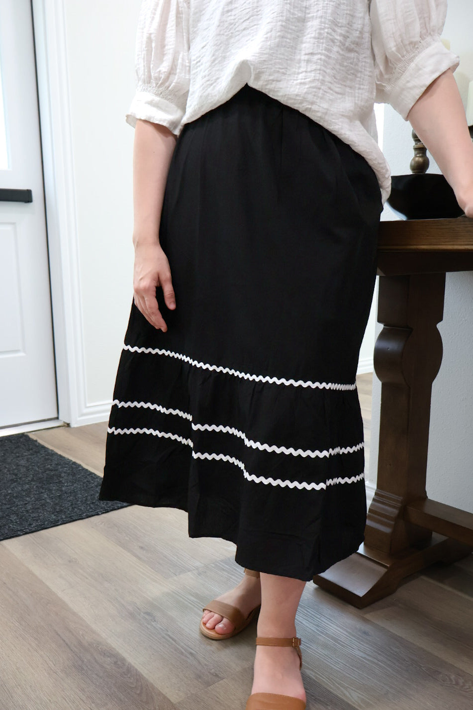 “Trimmed in Charm” Skirt