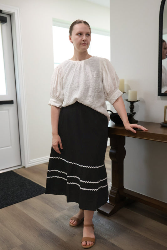 “Trimmed in Charm” Skirt