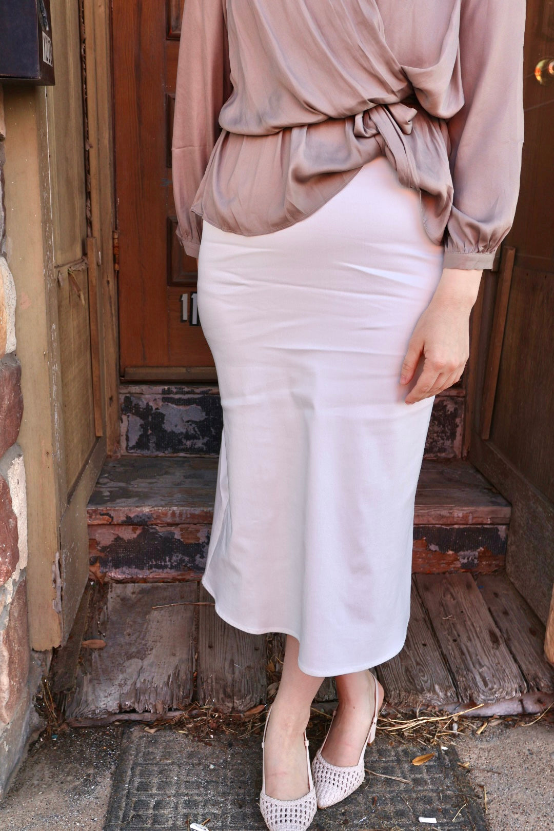 “Sweet Elegance” Midi Skirt