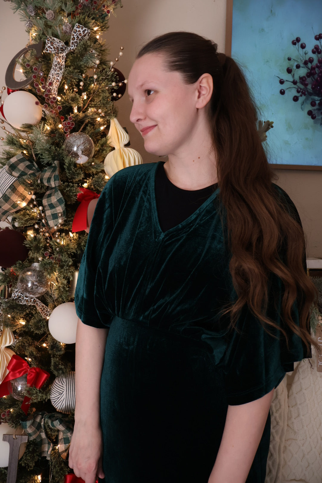 “Velvet Night” Dress