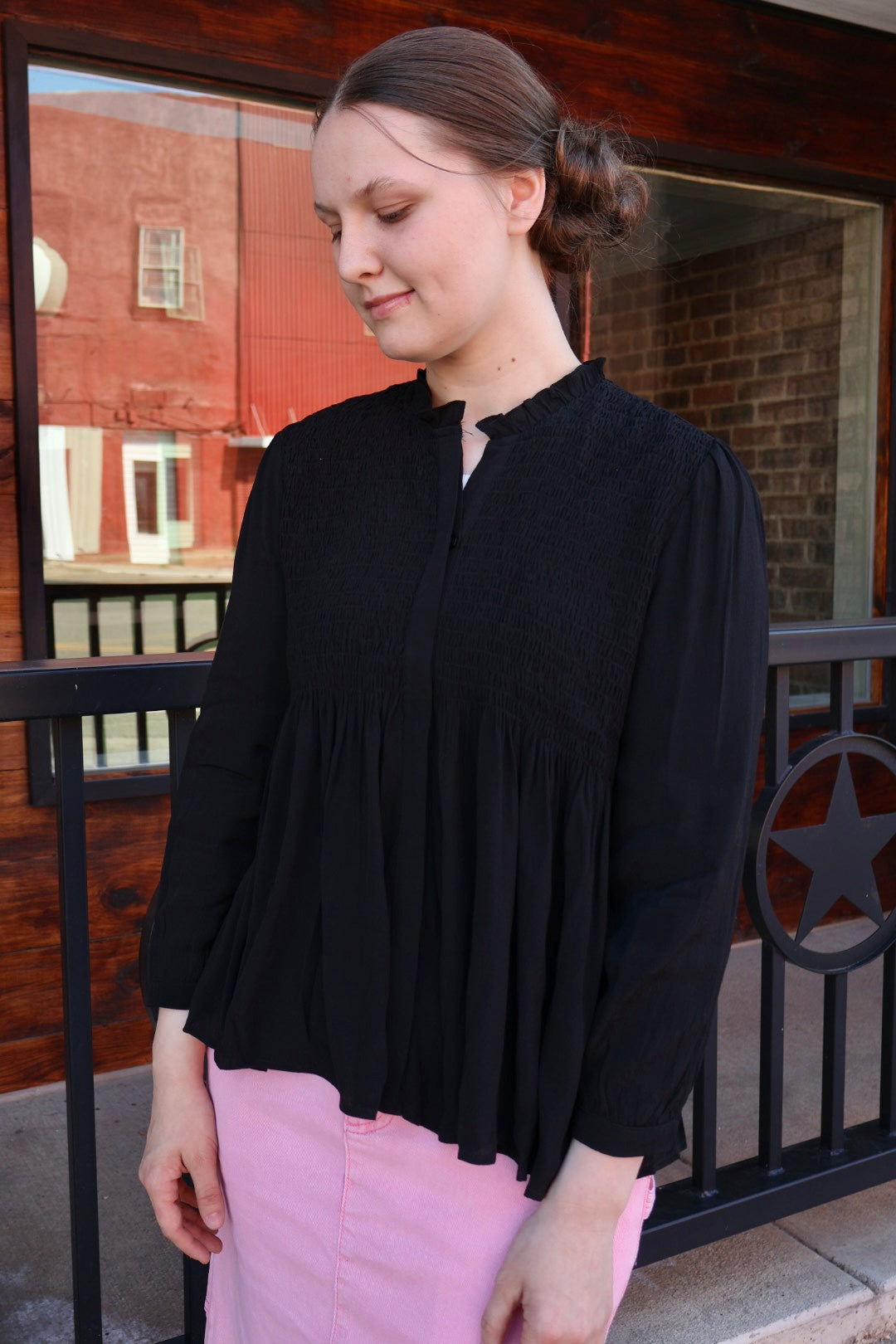 “Smocked to perfection” Top