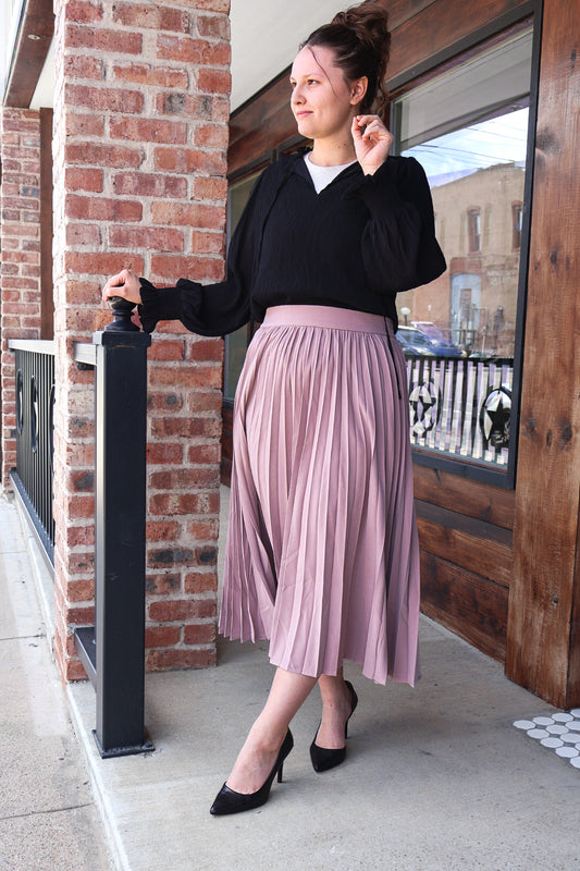 The “Harper” Suede Skirt