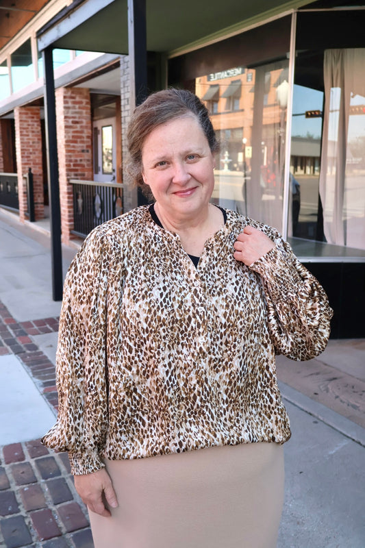 “Always with you” Top - Tan