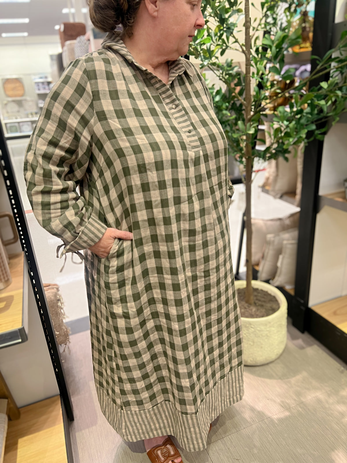 “Harvest Plaid” Dress