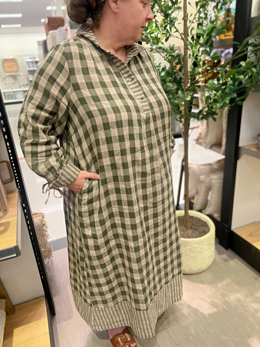 “Harvest Plaid” Dress