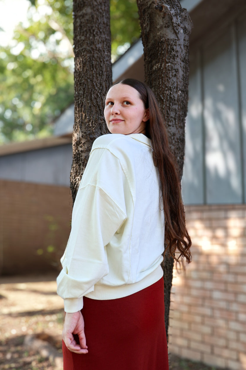 “Ivory Cloud” Pullover