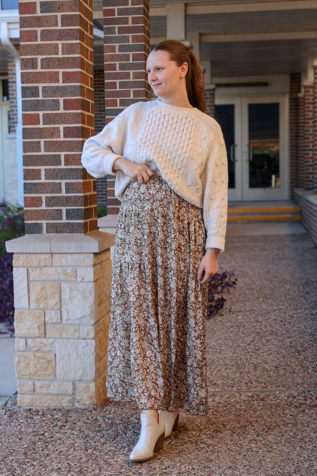 “Wildflower Whispers” Maxi Skirt