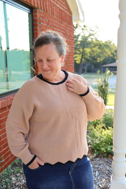 “Scalloped Lady” Sweater