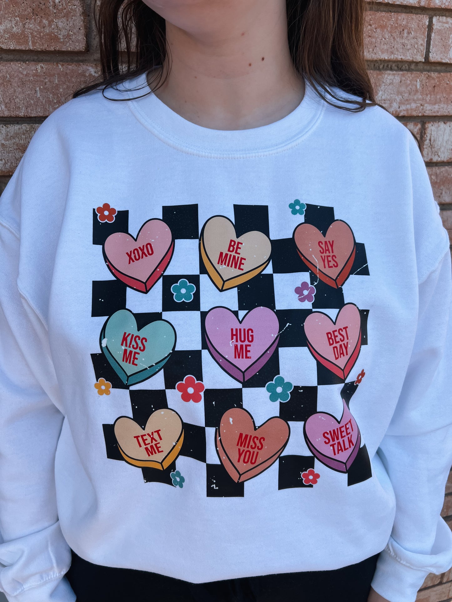 Conversation Hearts Sweatshirt