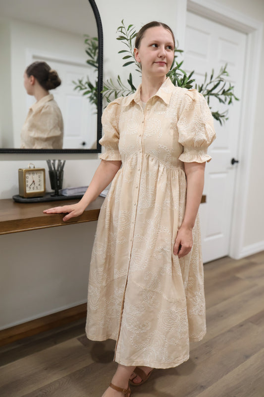 “Bamboo and Lace” Dress