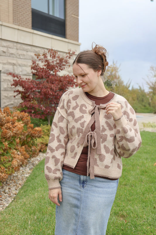 “Cozied Up” Leopard Cardigan