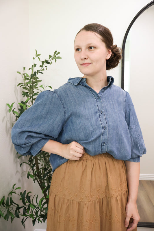 The “Denim Daze” Top