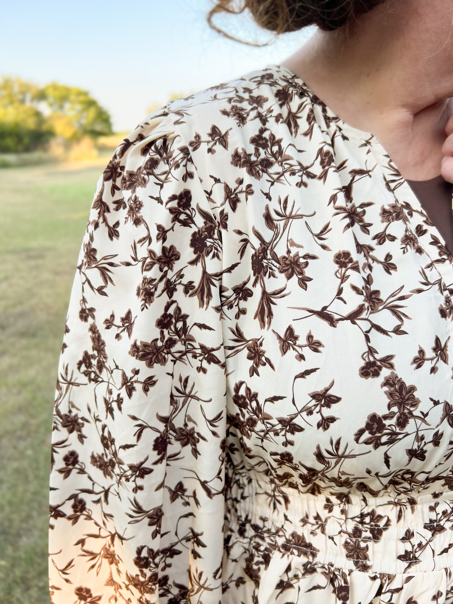 “Cream Dream” Floral Dress
