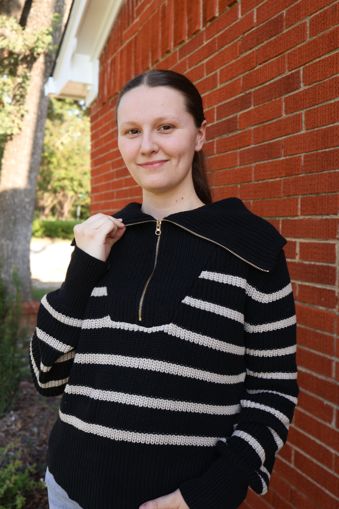 The “Sloane” Striped Sweater