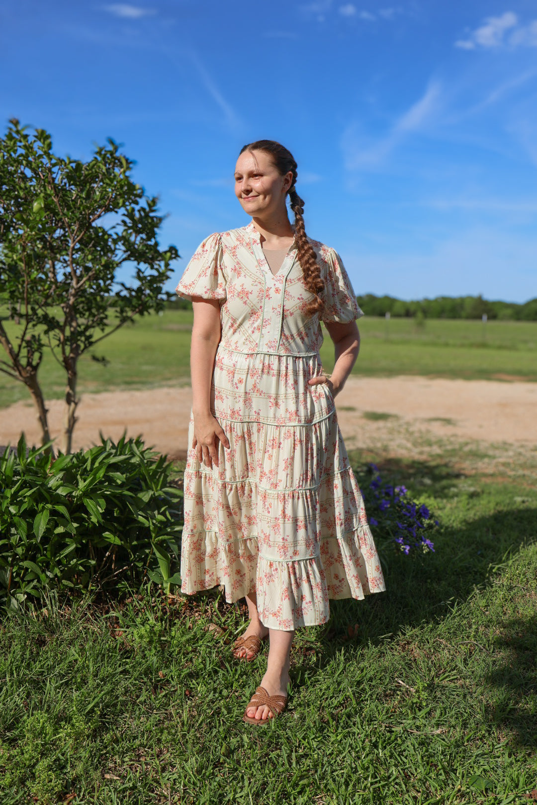“Bloom and Glow” Dress