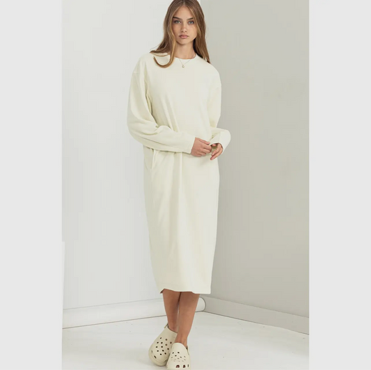 “Totally Cozy” Sweatshirt Dress